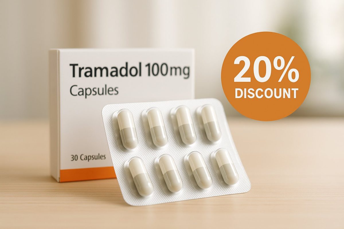 Order Tramadol 100mg Capsules In USA with 20% Discount